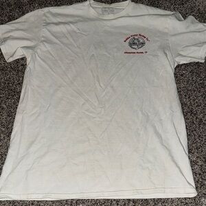Cream bubba Gump T-shirt, small barely visible stain on front